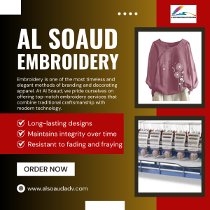 embroidery shirts; Al Soaud embroidery shirts; embroidery shirts in Dubai;