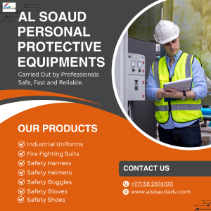 Health and Safety; Health & Safety; Al Soaud Health and Safety; Personal Protection Equipments; safety helmet; head protection; safety goggles; eye safety; industrial uniforms; body protection; harness;