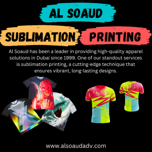 Al Soaud Sublimation Printing; sublimated shirts in Dubai; Sublimated Shirts;