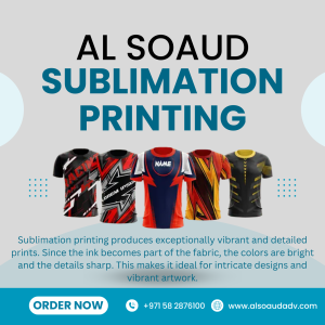 Al Soaud Sublimation Printing; sublimated shirts in Dubai; Sublimated Shirts;