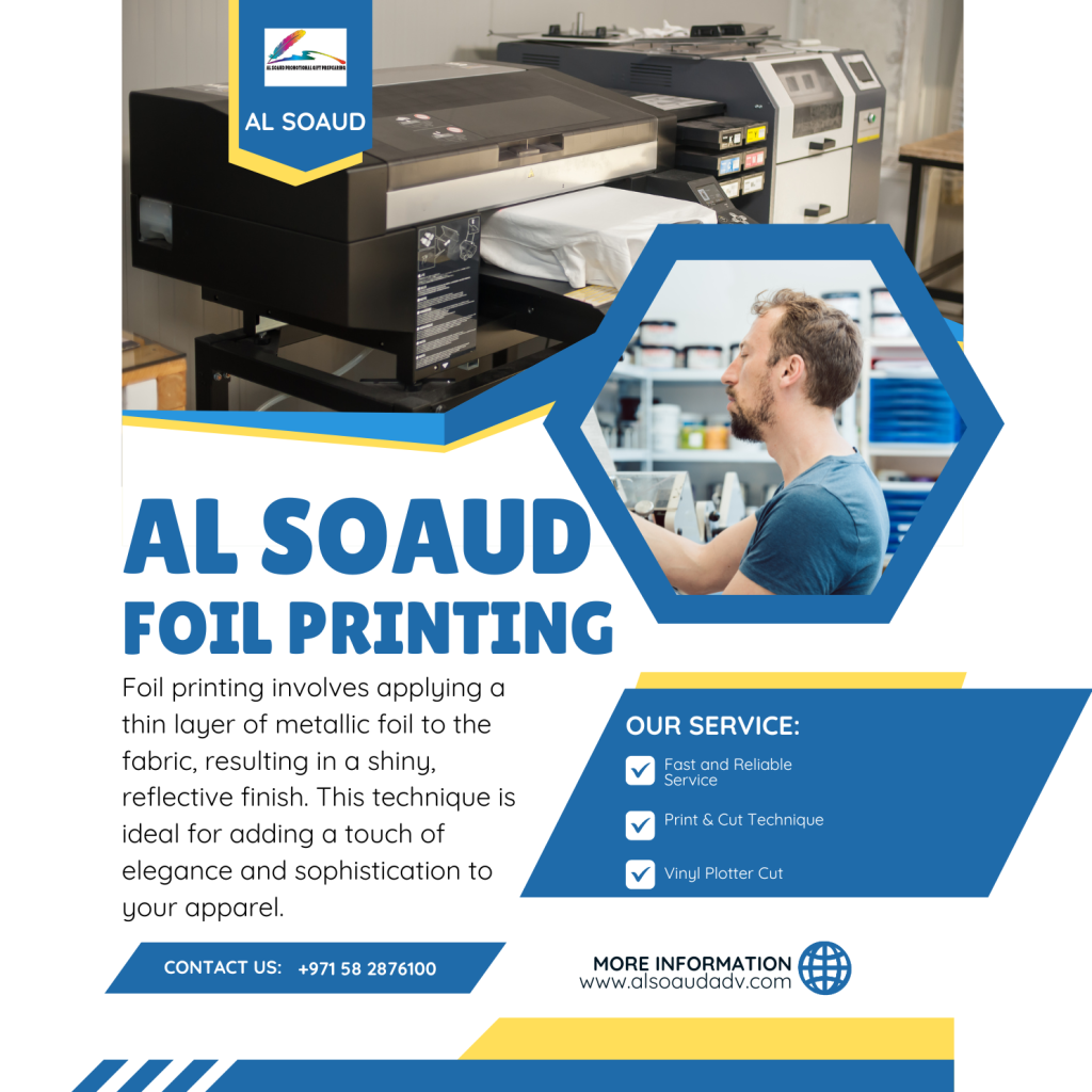 Foil Printing; Foil Printing in Dubai; Al Soaud Foil Printing;